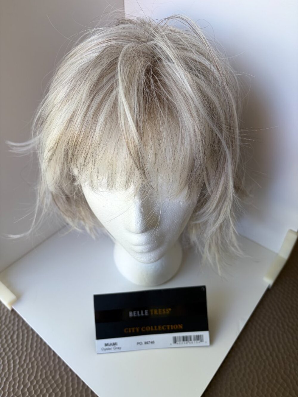 Belle Tress MIAMI in Oyster Gray, LF, Monotop, HF Synthetic Wig - Picture 4 of 12